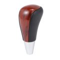 Wood Grain Car Gear Shift Knob for / Fortuner Crown Land Cruiser Lever Shifter Stick Black. 