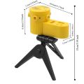 Durable 4 in Laser Level Meter with Rotate Tripod LED Indicator Measuring Laser Ruler Multifunction Vertical Horizontal Laser Level Measuring Tool Wall Level Tool. 