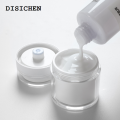 DISICHEN 15g/30g/50g/100g Empty Airless Pump Jar Reusable Acrylic Vials Vacuum Bottle Portable Travel Container For Cosmetic Cream Lotion. 