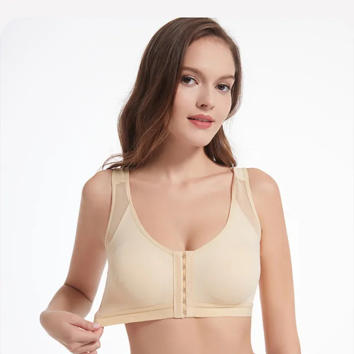 Women%20Post%20Surgical%20Surgery%20Front%20Open%20Full%20Support%20Recovery%20Bra%20Non-padded%20Wire%20Free%20Post%20Breast%20Augmentation%20Operative%20Bra%20ZHANGNA%20-%20Image%207