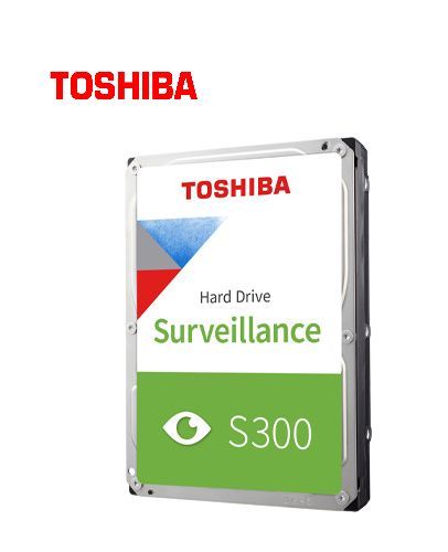 TOSHIBA Surveillance HDD S300 Surveillance Hard Drives 2TB | 4TB support up to 32 high Resolution Cameras  Compatible with DVR, NVR, Video Servers and Video Management Systems
