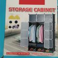 12 Cube Plastic Folding Storage Rack – Divisional Organizer for Wardrobe, Closet & Clothes with Dustproof Shoe Rack | Cloth Daraz. 