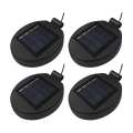 NAMUNY 4PCS Solar Lantern Top LED Panel Lantern Lid Lights Replacement for Outdoor Flower DIY Solar Flower Lights Garden Patio. 