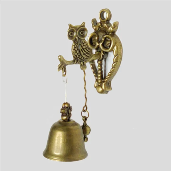 Animal%20Door%20Bells%20Metal%20Iron%20Bells%20Wind%20Chime%20Wall%20Hangings%20Owl%20Shapes%20Vintage%20Nostalgic%20Style%20-%20Image%204