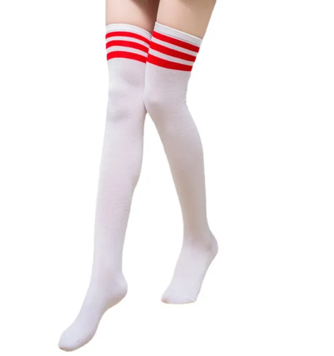 About%2060cm%20Black%20White%20Red%20Striped%20Women%20Long%20Socks%20Thigh%20High%20Nylon%20Stockings%20Breathable%20Over%20Knee%20Girls%20-%20Image%205
