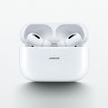 White TWS Wireless Earbuds Pro Bluetooth Connectivity With Charging Case. 
