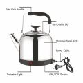 Motoso Electric Stainless Steel Whistling Kettle 7 Ltr Silver. 