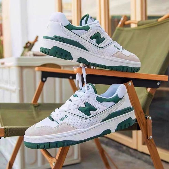 Green White Balance 550 Sneaker Shoes For Men