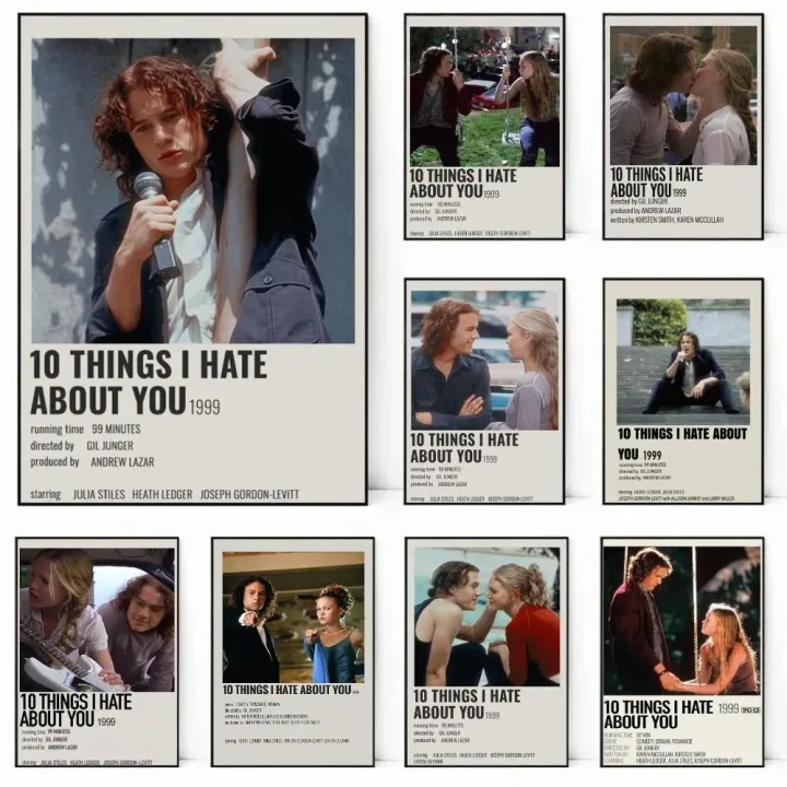10 things I hate about you in the living room wall movie poster print ...
