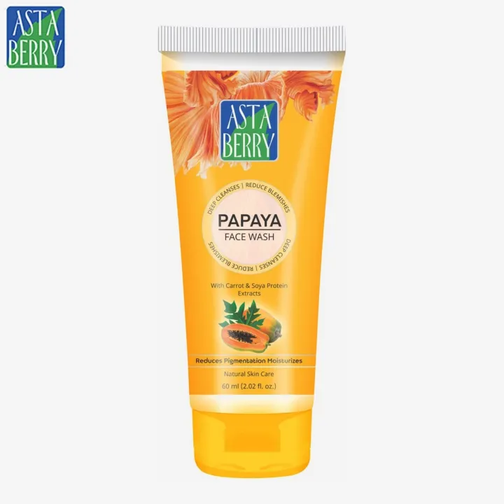 Astaberry Papaya Face Wash 60 Ml