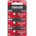 Maxell SR626SW 377 1.55V Mercury Free Silver Oxide Battery for Watch and Electronics. 
