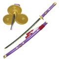 Anime Sword / Zoro Katana / Enma / 104cm Long Wooden Sword | Anime Character Roronoa Zoro Collectible Katana Sword. 