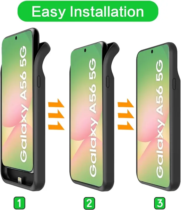 NEW%20for%20Samsung%20Galaxy%20A36/A56%20Magnetic%20Battery%20Case%2010000mAh%20Battery%20Pack%20Wireless%20Charging%20External%20Rechargeable%20Charging%20Cover%20-%20Image%204