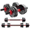 SPN-s Adjustable Dumbbell Set - 20 kg Home Gym Equipment | 2 In 1 Extendable Rod Dumbbell Set | Home Gym Accessories. 