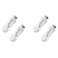 EITGZWAS 4X Toilet Seat Screws and Toilet Lid Screws Stainless Steel Top Fixing Hinges Screws, for Toilet Seat Replacement Parts. 