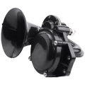 OYPFXMI 2X 12V 24V Electric Snail Air Horn 120DB Loud Sound for Truck Van. 
