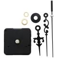 fasdaga 2X DIY Clock Metal Texture Wall Clock Retro Wall Clock Movement Accessories Black. 
