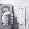 Wall Mounted Foldable Storage Dirty Clothes Basket Household Bathroom Washing Machine Hole Free Finishing Laundry Basket. 