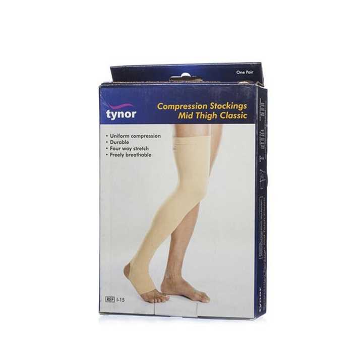 Tynor Compression Stocking Mid Thigh I 15 Pair