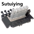 Sutuiying 6 String Double Roll Tailpiece Saddle Tremolo Bridge System Fashion for Electric Guitar Replacement Zinc Alloy Guitar Tailpiece. 