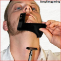 BanglianggexingBargain price High Quality Beard Shaping Styling Template Tool ABS Comb for Hair Beard Trim Template Original. 