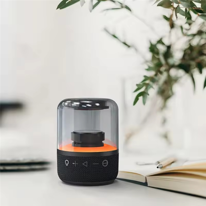 Transparent%20Bluetooth%20Speaker%20with%20Subwoofer,%20Ambient%20Light,%20and%20Luminous%20Effect%20for%20Home%20Audio,%20Black%20-%20Image%203