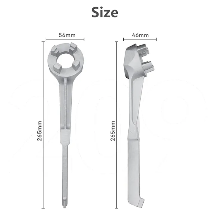 FORIDE%203X%20Bung%20Wrench,%20Drum%20Wrench%20Aluminum%20Barrel%20Opener%20Tool%20for%2010%2015%2020%2030%2050%2055%20Gallon%20Barrels,%20Fits%202%20and%203/4%20Inch%20-%20Image%202