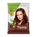 Neeta Powder Hair Color, Henna Based Hair Color Natural Brown (15g Pack of 10), Silky Soft and Shiny Hair Colour with Benefits of 5 Natural Herbs. 