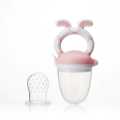 Baby Fruit Feeder Nibbler with Protective Cover BPA Free Safe Nipple Feeder Tooth Massager P6106 (Multicolor). 