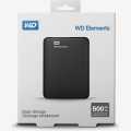 WD 500GB Elements Portable External Hard Drive - USB 3.0. 