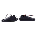 Car LED Side Marker Turn Signal Light Yellow Running Light Position Lamp Parts for 1995-2000 Black. 