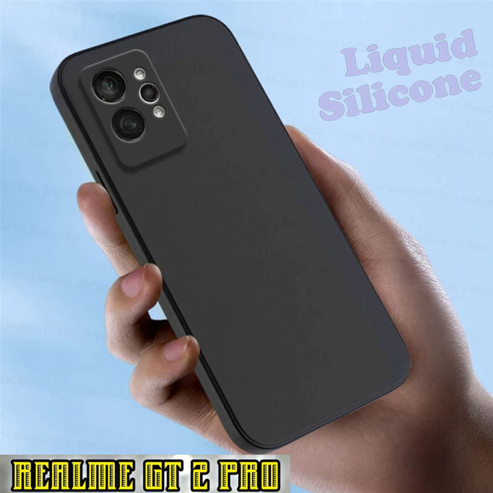 Realme GT 2 Pro Case Cover Shockproof Soft TPU Liquid Silicon Phone Back Cover For Realme GT 2 Pro