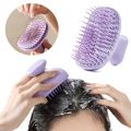 Volumizing Self Cleaning Silicone Shampoo Brush Dandruff Removal Comfortable Hair Washing Comb Deep Cleaning Soft Head Scalp Massager Body Massage. 