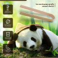 Wooden Tongs for Cooking 80Pcs Mini Toaster Tongs, Mini Bamboo Tongs for the Kitchen Planet-Friendly and Light Weight. 