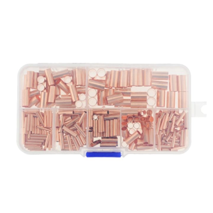 250Pcs%20GT%20Copper%20Connecting%20Pipe%20Wire%20Joint%20Small%20Copper%20Tube%20Terminal%20Cable%20Lug%20Bootlace%20Ferrule%20Accessories%20Parts%20-%20Image%205