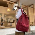High Quality Nylon Versatile Backpack Black Grey White Red Large Capacity School Student Backpack Washable Waterproof Computer Bag Unisex. 