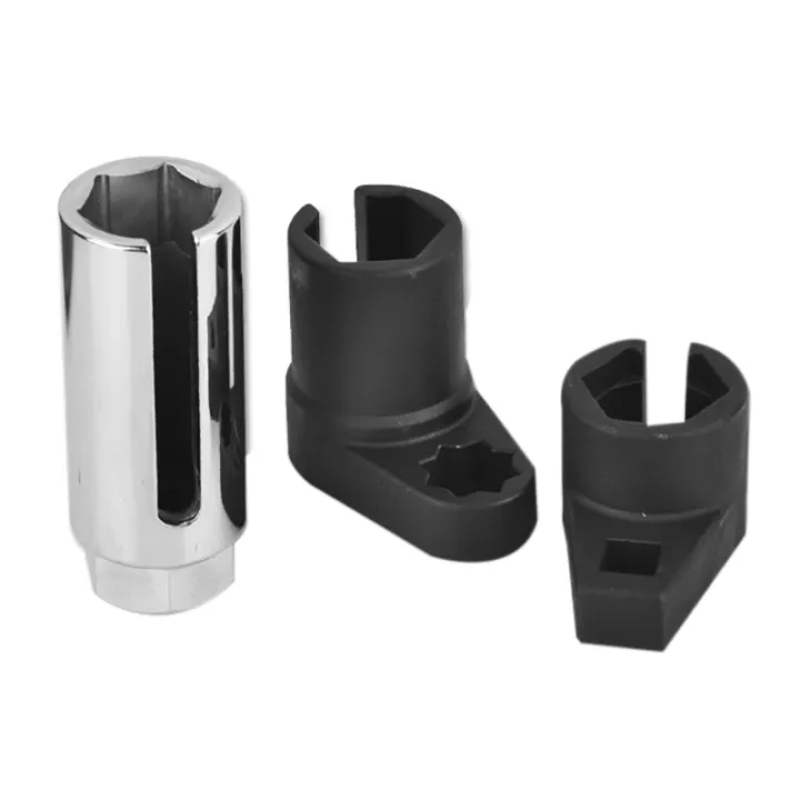 LKPCIGCXM%203Pc%2022Mm%20Oxygen%20Vacuum%20Sensor%20Remove%20Socket%20Set%20Kit%20Thread%20Chasers%20Car%20Tools%20Repair%20Tool%20Chrome%20Vanadium%20Steel%20-%20Image%205