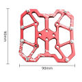 FORIDE 1 Pair Aluminum Alloy Universal Clipless Pedal Platform Adapters for SPD Self-Locking Pedal Titanium. 