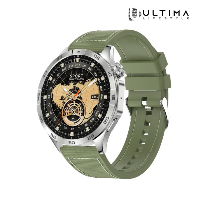 Ultima%20Magnum%20E400%20Luxury%20Smartwatch%20with%20a%201.43%E2%80%9D%20AMOLED%20Screen,%20Stainless%20Steel%20Frame,%20Canvas%20Wrist%20Strap%20&%20Free%20Leather%20Strap,%20Bluetooth%20Calling,%20Health%20Suite,%20100+%20Sports%20Modes,%20IP68%20Rated%20Smart%20Watch%20-%20Image%202