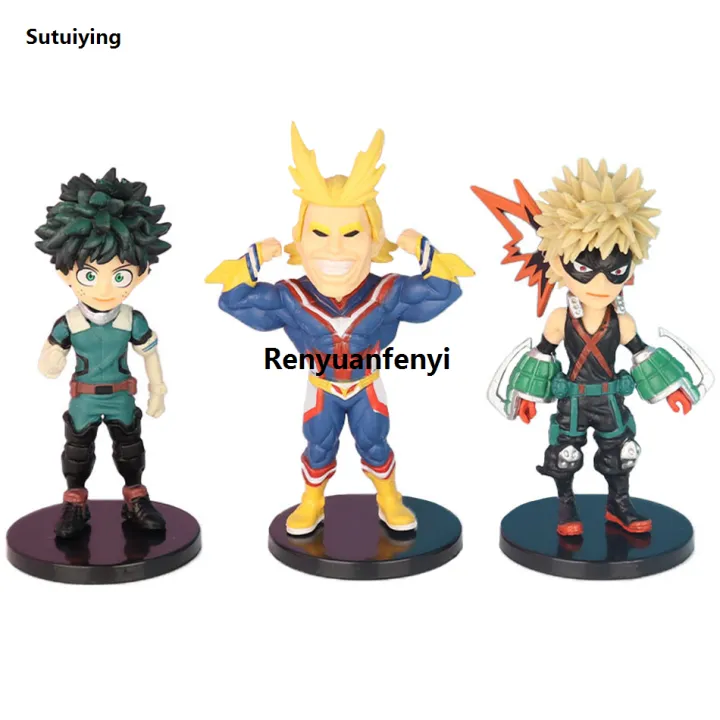 Renyuan%20Sutuiying%20My%20Hero%20Academia%209%20Pcs%20Cute%20Ver.%20Midoriya%20All%20Might%20Bakugou%20Shoto%20Fashion%202025%20Ochaco%20PVC%20Action%20Figure%20Boku%20no%20Hero%20Gift%20Doll%20Model%208-10cm%20-%20Image%206