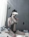 Women Lingerie Lace Stockings Seamless Fishnet Chemise Nightwear Mesh Hole Bodysuits Floral Fishnet Bodystockings. 