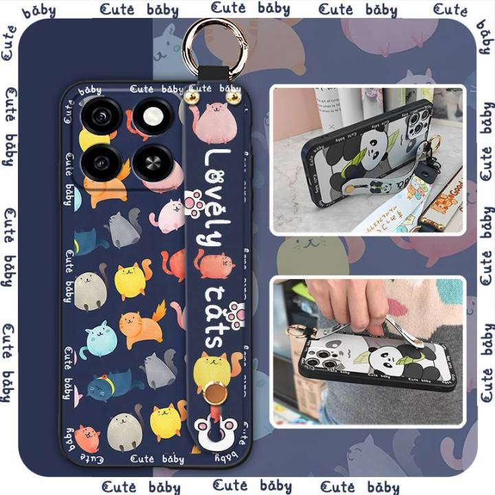 Wrist%20Strap%20Wristband%20Phone%20Case%20For%20ZTE%20Blade%20A35/A55%20Silicone%20ring%20Dirt-resistant%20protective%20Back%20Cover%20Kickstand%20Cute%20-%20Image%207