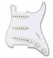 Fishman PRF-STR-WPG Fluence Loaded Pickguard-3 Single Width Pickups For Strat In White. 