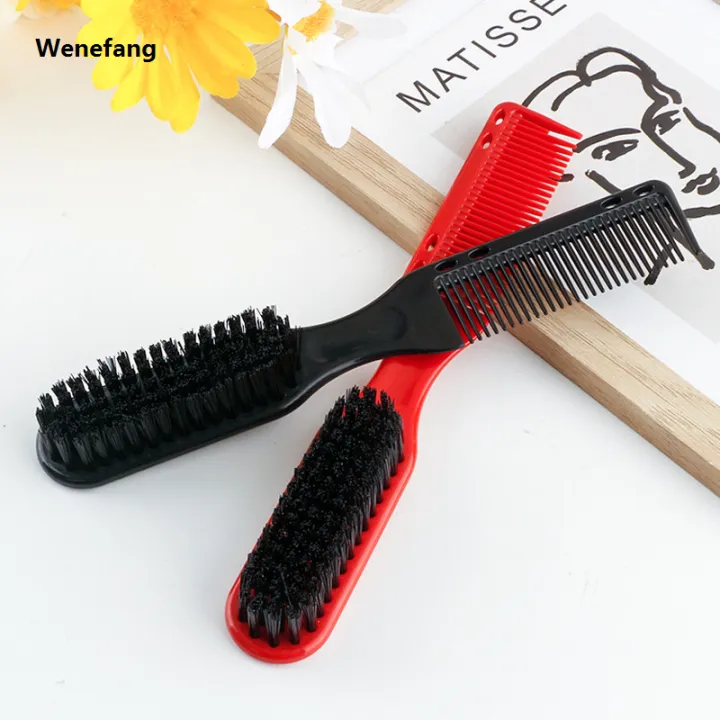Wenefang%20Double-sided%20Professional%20Barber%20Neck%20Brush%20Comb%20Black%20Small%20Hair%20Luxury%20Styling%20Comb%20Shaving%20Beard%20Salon%20Carving%20Duster%20Cleaning%20Brush%20-%20Image%206