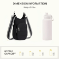 For Men Women Adjustable Strap Water Bottle Holder Phone Pocket Hands-Free Gym Bags Card Pockets Water Bottle Sling Bag Hiking. 