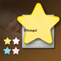 Difutagui Decorative Lighting Control Mini] [802e9a44 Star LED Night Light European New style and American Plug-in Wall Lamp Bedside Baby Children Staircase Kitchen. 