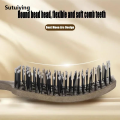 Sutuiying 1PCS Detangling Hairbrush Anti-static Massage Combs Degradable High Quality Hollow Massage Hair Comb Wet Dry Dual Purpose HairBrush. 