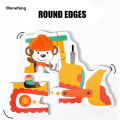 Wenefang MamaKiddo Metal Box Mini Puzzle Game Children Kids Baby Infant Early Educational Toys Domino Race Toy Block 3D Puzzle Cube Flight Chess Wooden Puzzle - 6241. 