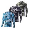 HUK Fishing Shirt Men Summer Quick Dry UPF 50+ UV T-shirt Outdoor Sport Tops Gear Jersey Fish Clothing Racing Running Sportwear. 