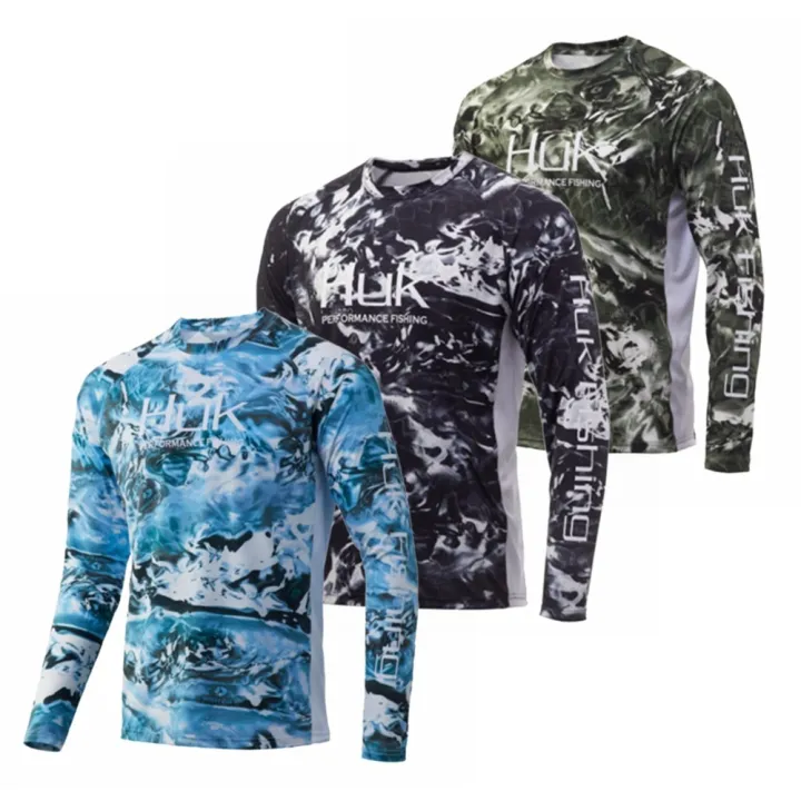 HUK%20Fishing%20Shirt%20Men%20Summer%20Quick%20Dry%20UPF%2050+%20UV%20T-shirt%20Outdoor%20Sport%20Tops%20Gear%20Jersey%20Fish%20Clothing%20Racing%20Running%20Sportwear%20-%20Image%204
